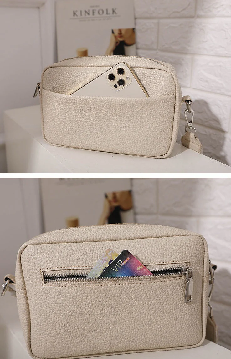 Wide Strap Crossbody Bag