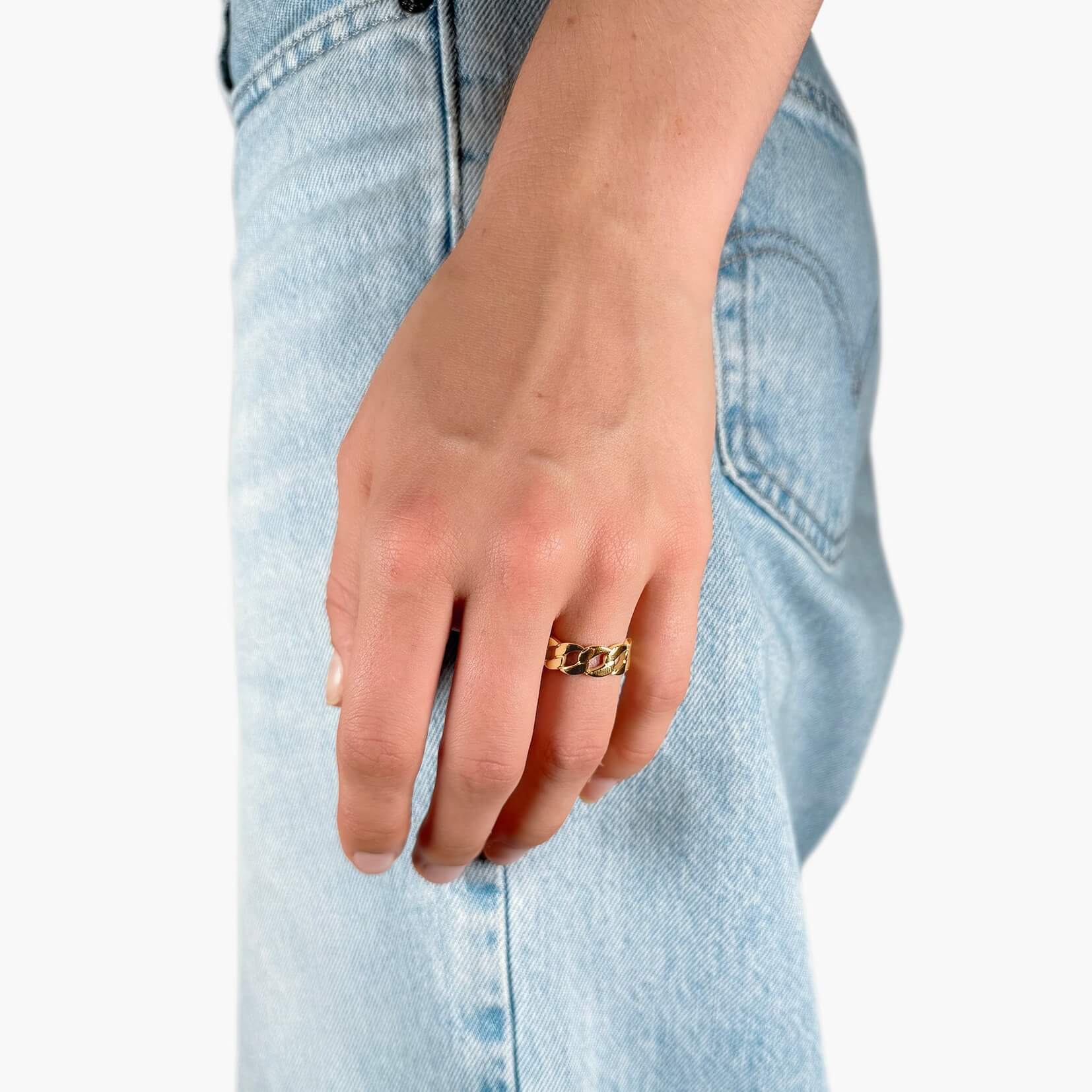 Flat Link Ring