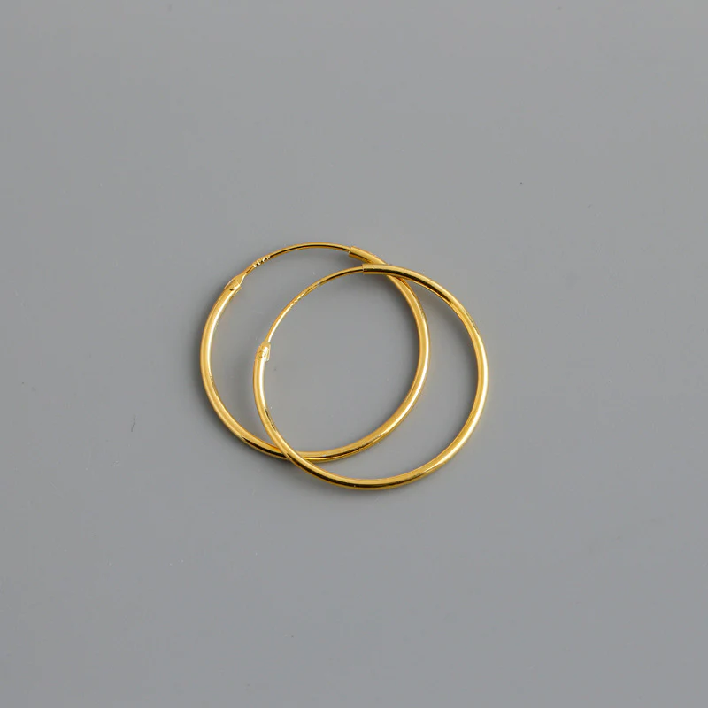 Thin Hoop Earrings
