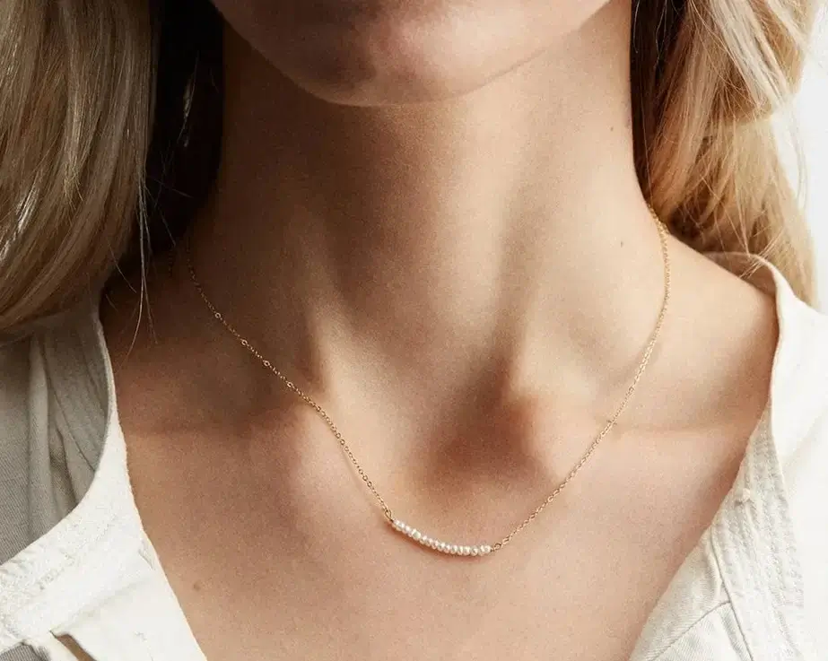 Freshwater Pearl Chain Necklace