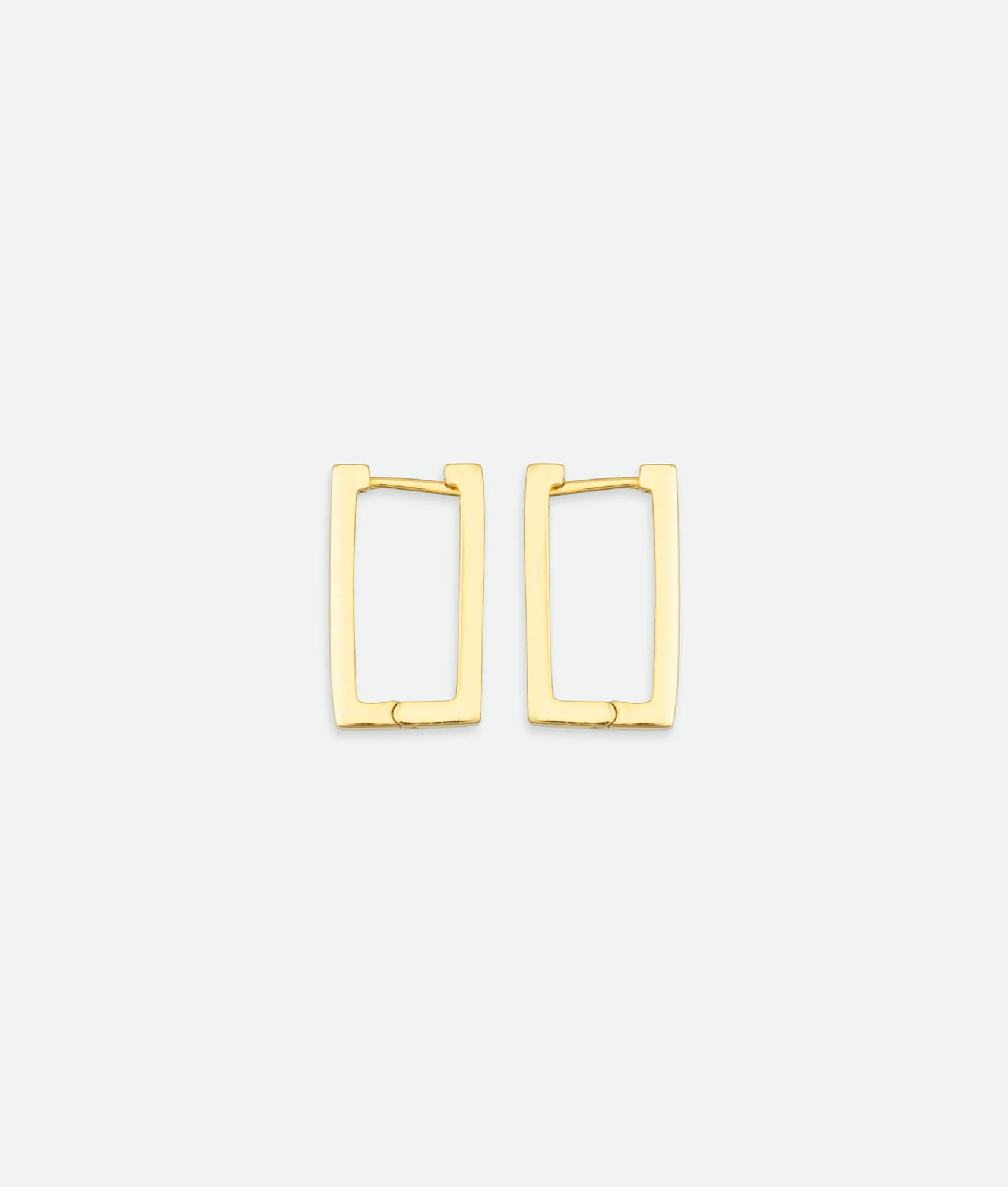 Block Hoop Earrings