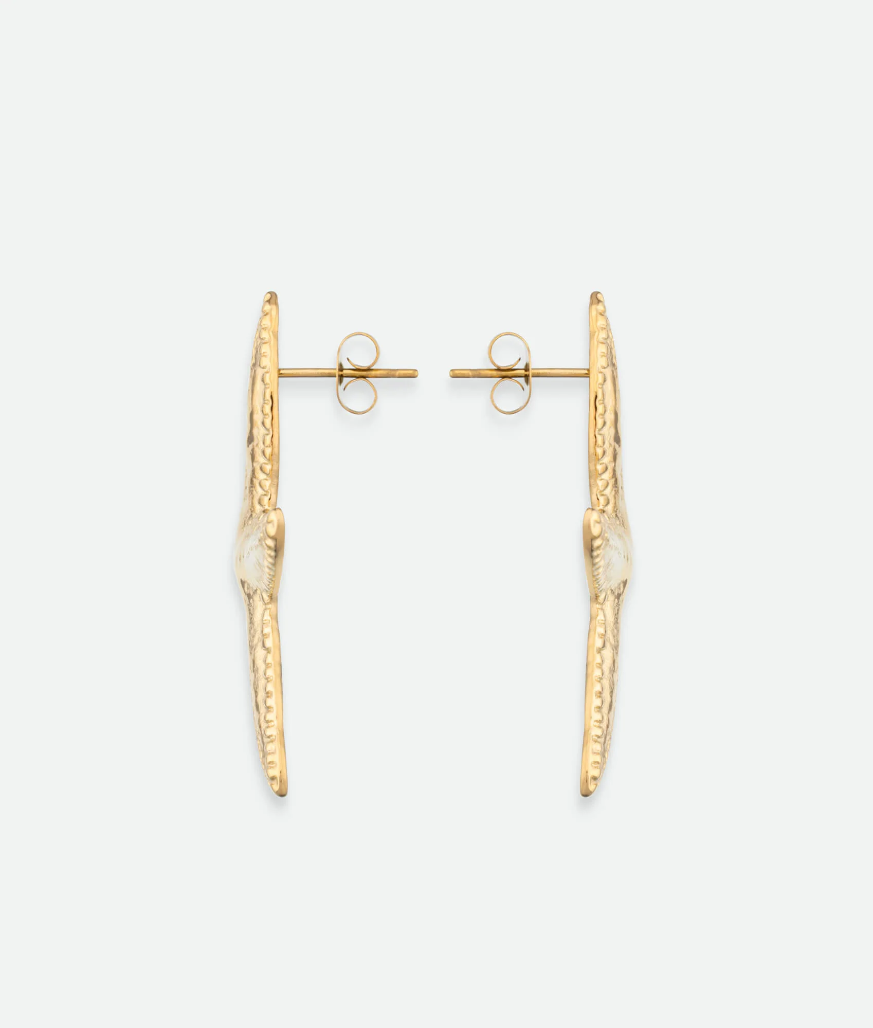 Gold Starfish Earrings