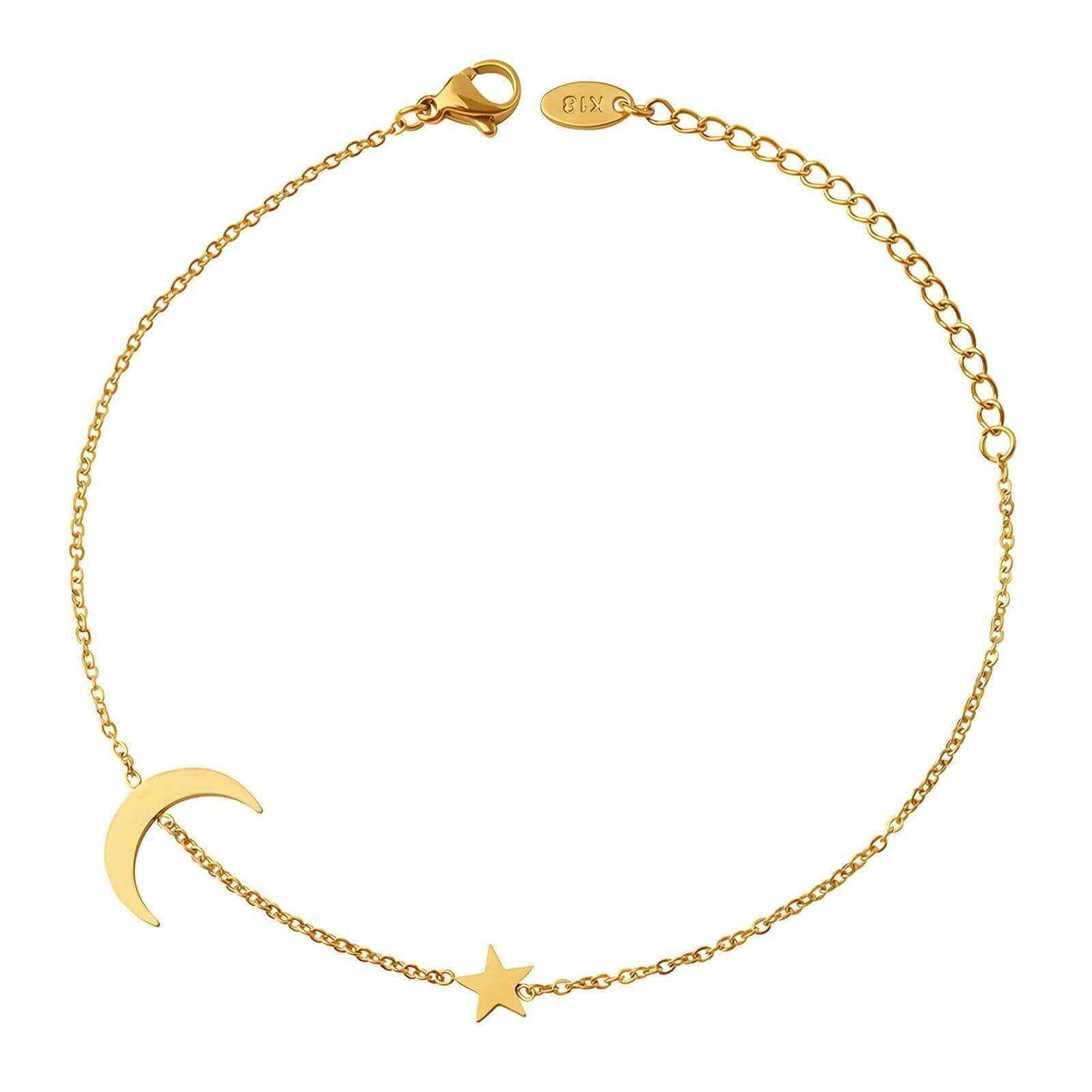 Crescent & Star Bracelet