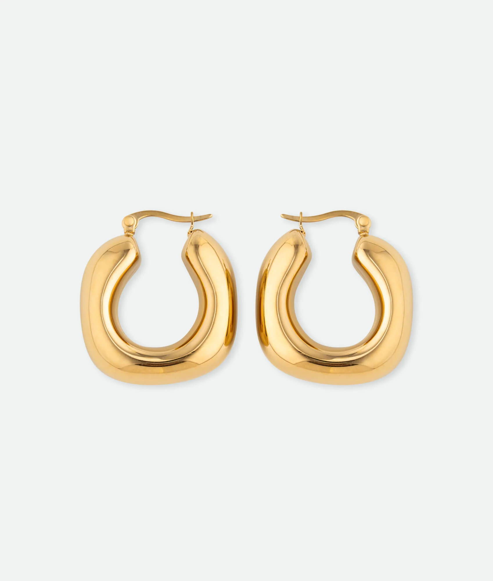 Chunky Gold Hoops