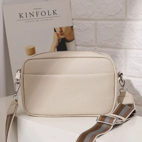 Wide Strap Crossbody Bag