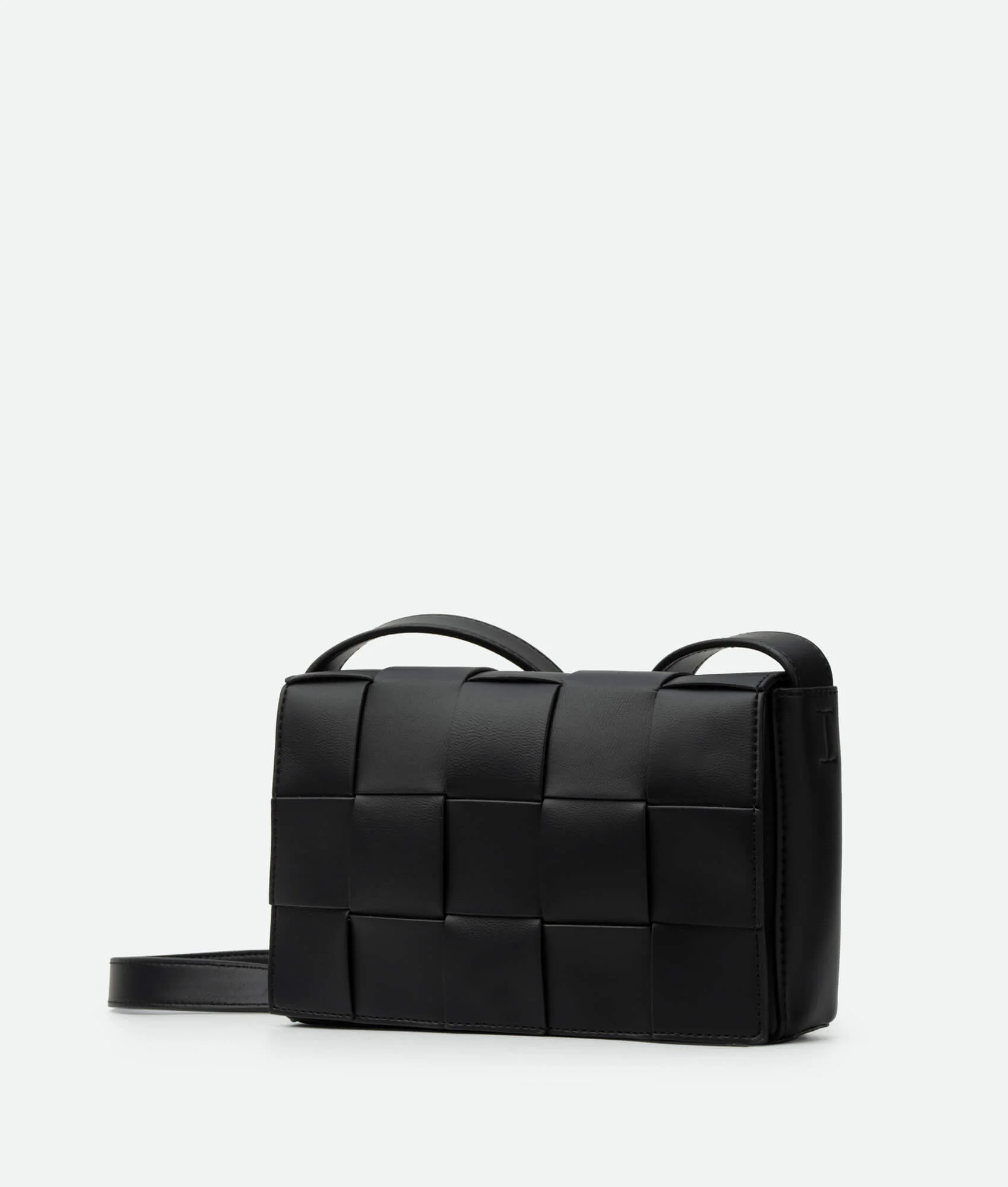 Woven Cassette Crossbody Bag