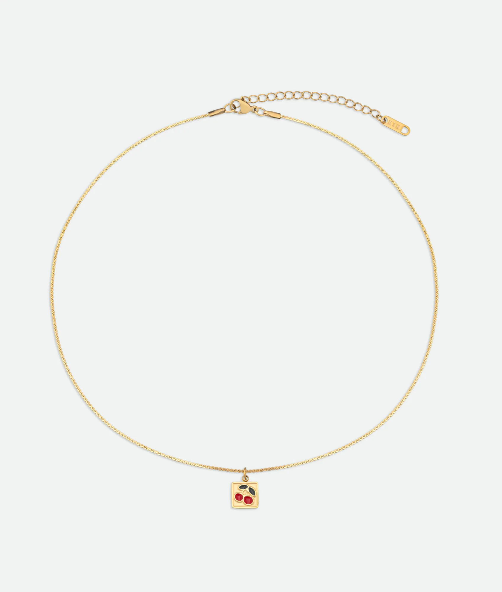 Gold Cherry necklace