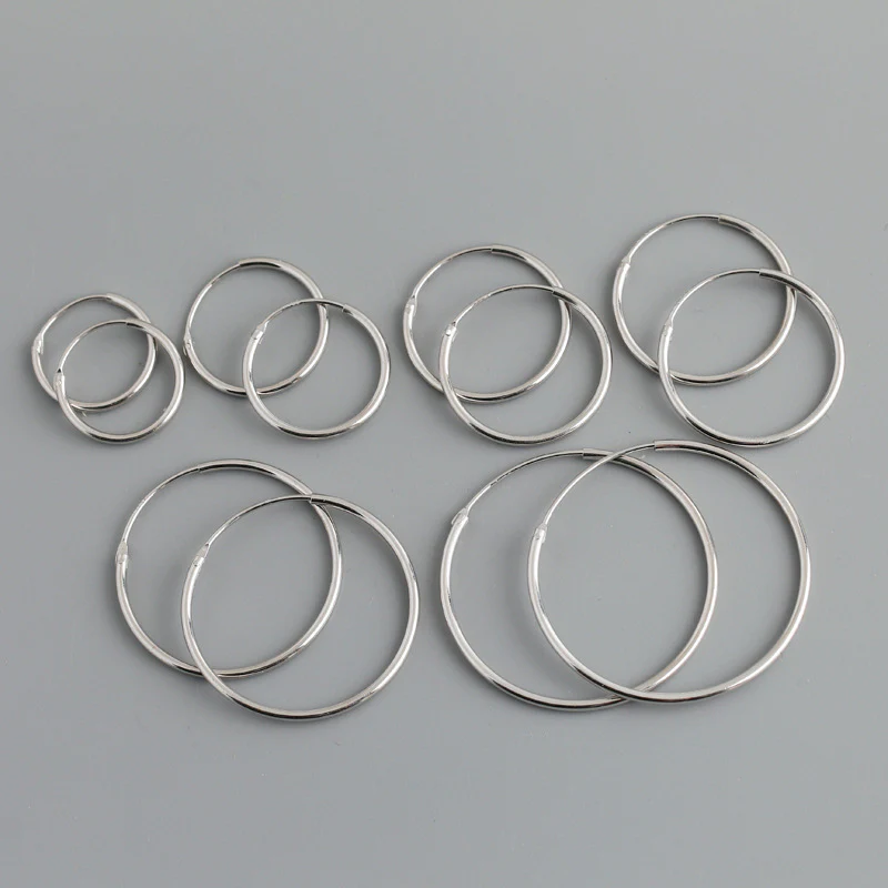 Thin Hoop Earrings