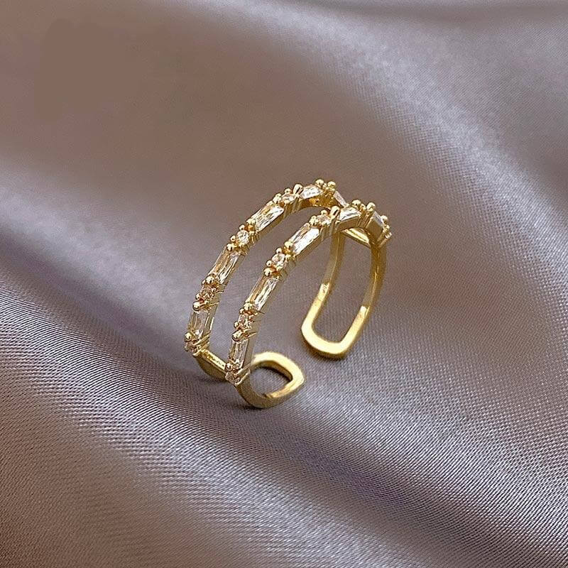 Luxe Duo Gold Ring