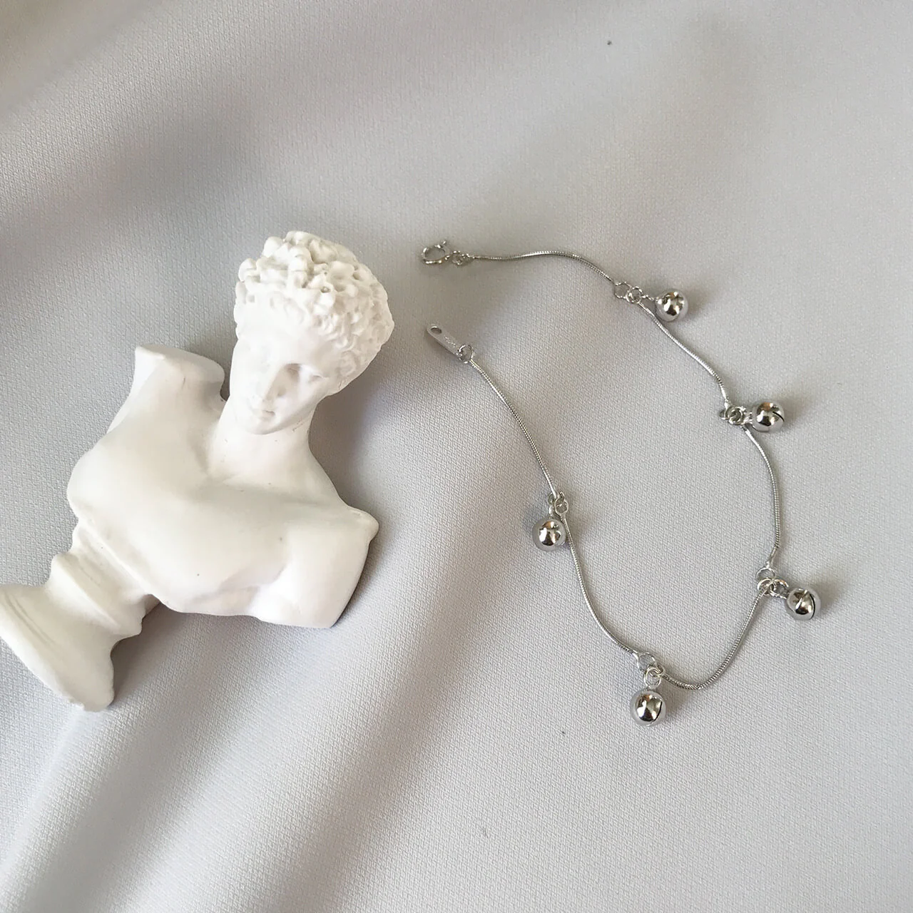 Silver Beads Bracelet