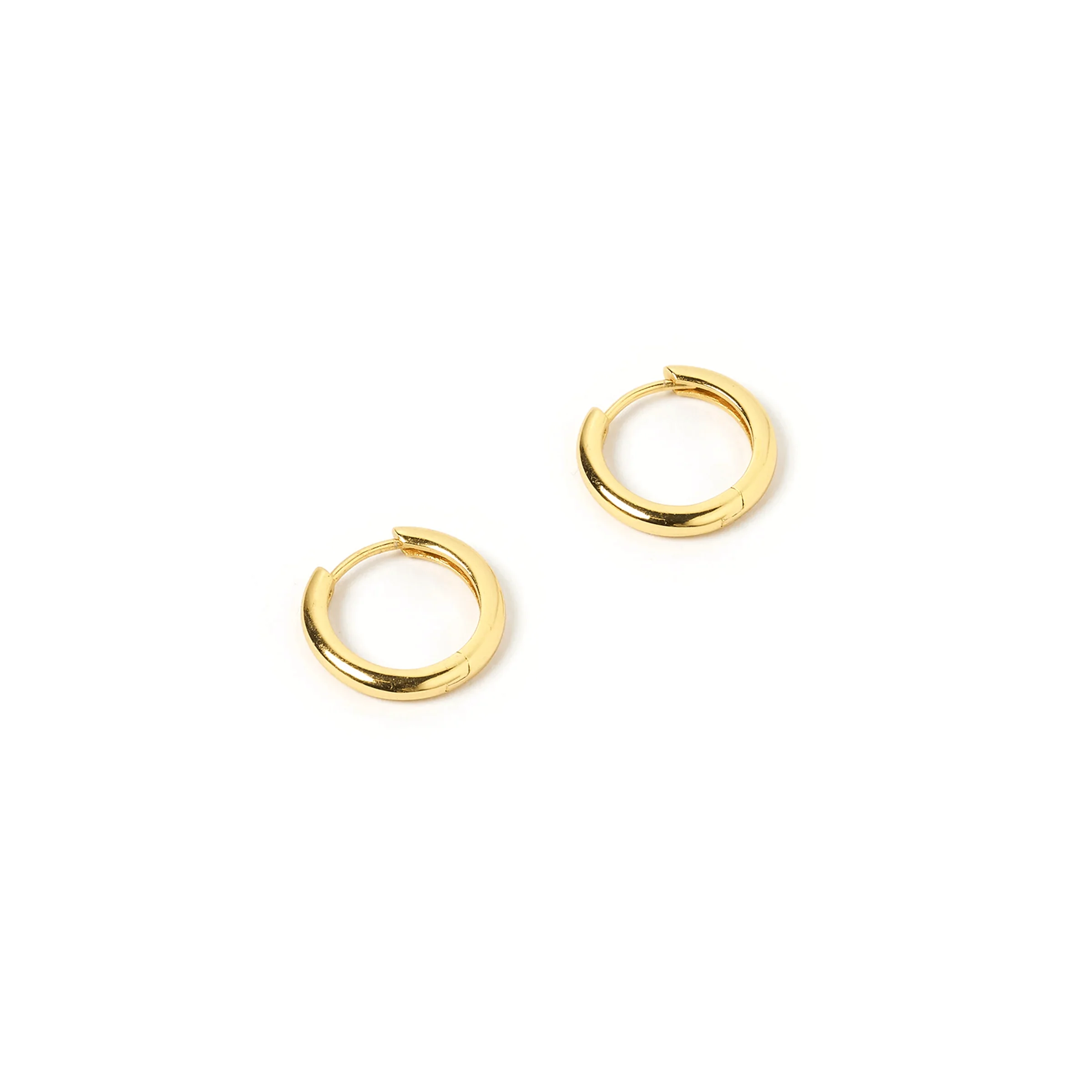 Mid Gold Hoop Earrings