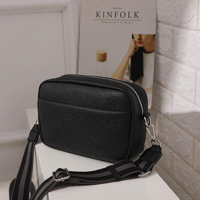 Wide Strap Crossbody Bag