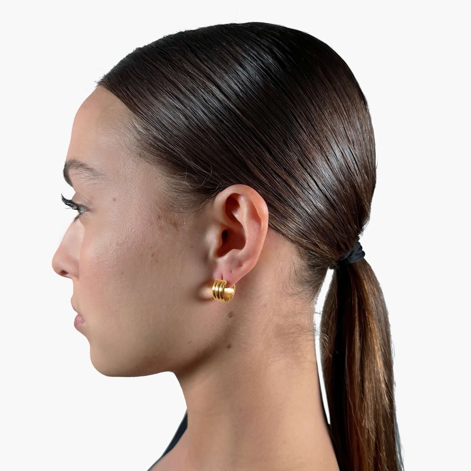 Triple Hoop Earrings