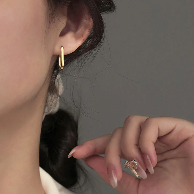 Big Paperclip Earrings