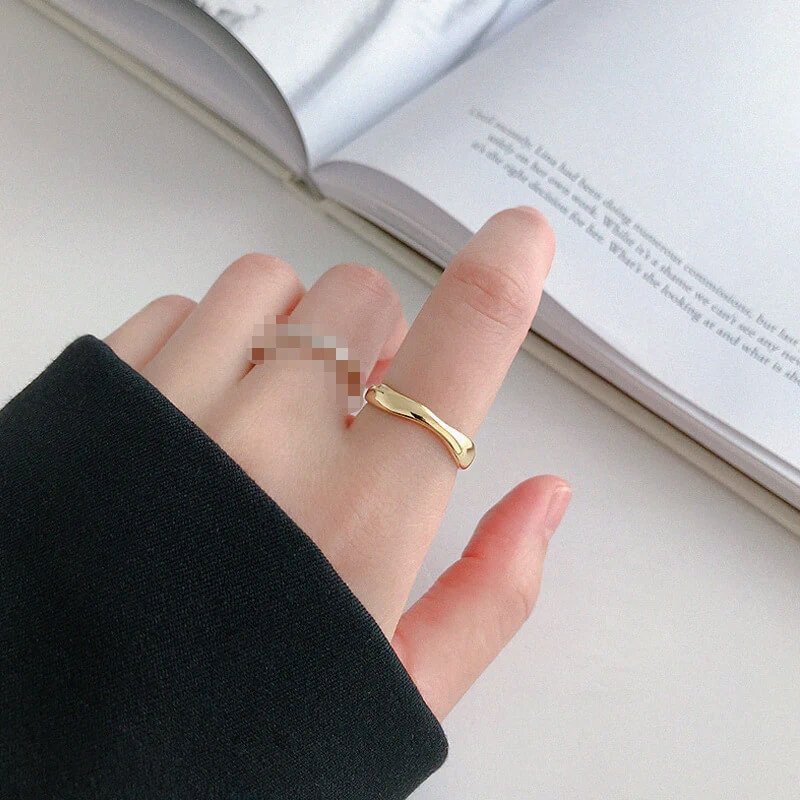 Open Wavy Ring