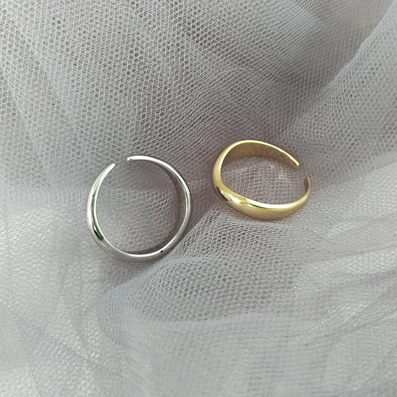 Open Wavy Ring