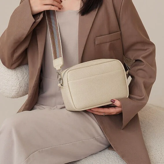 Wide Strap Crossbody Bag
