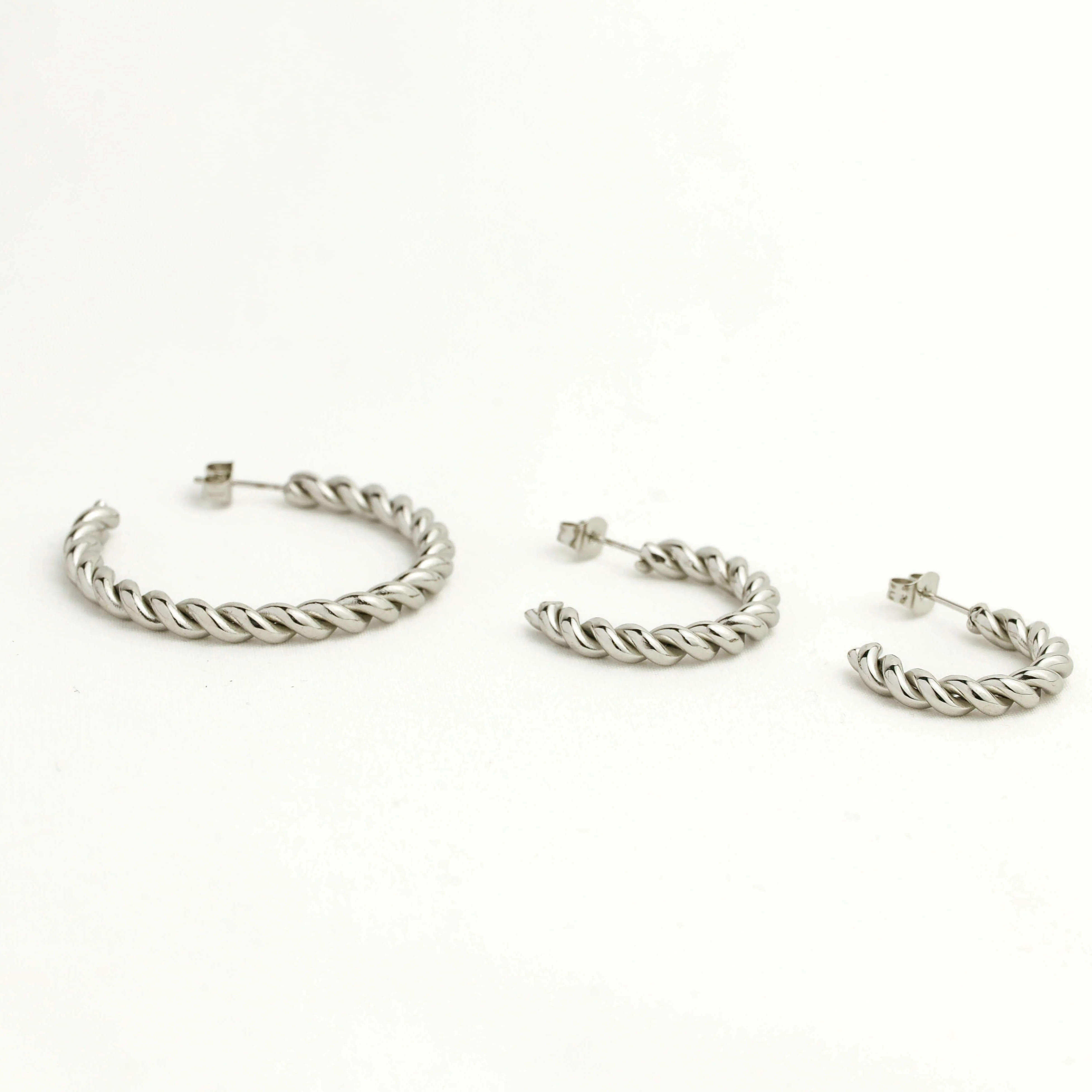 Spiral Hoop Earrings
