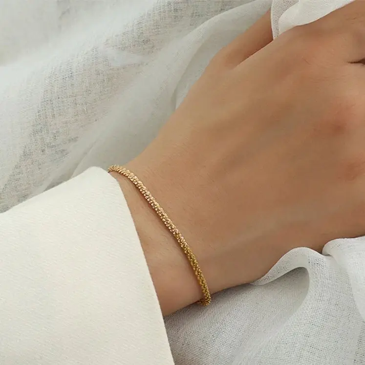 Amora Gold Rope Bracelet