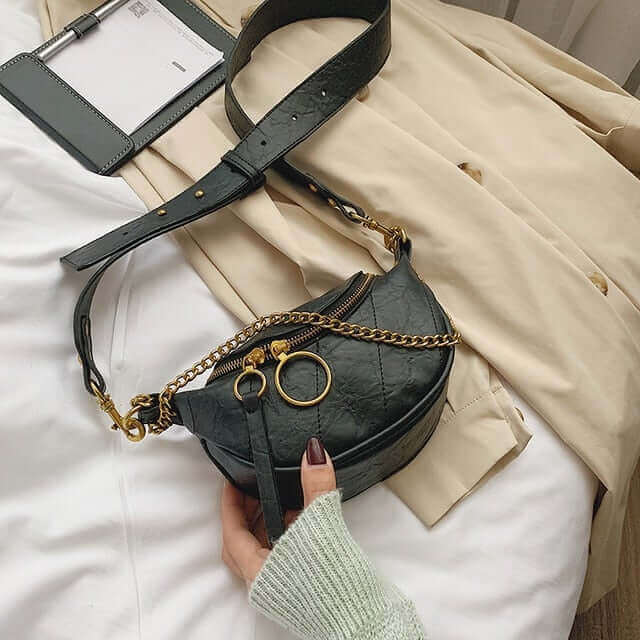 Half Moon Chain Crossbody