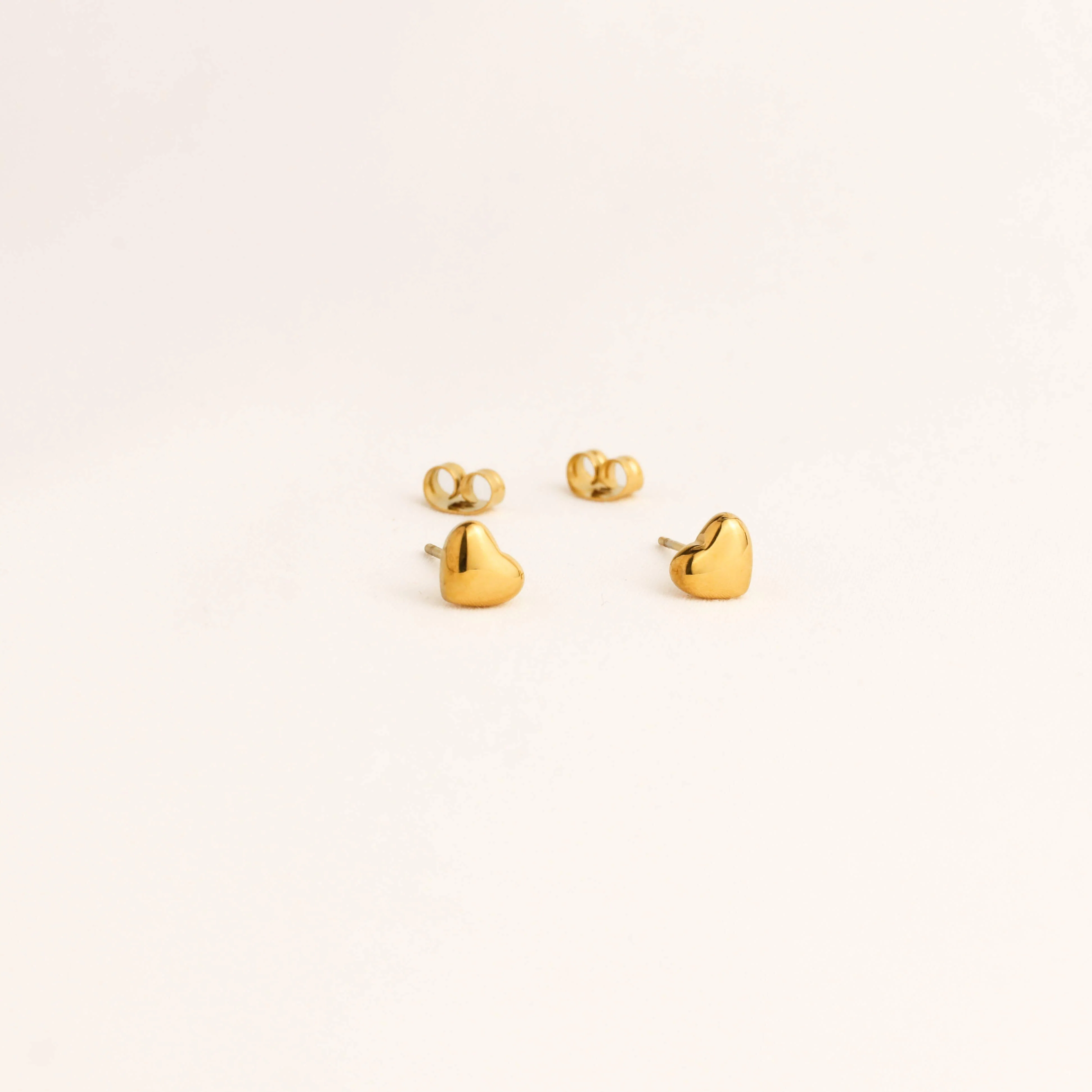 Mini Heart Stud Earrings