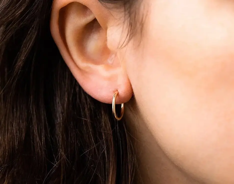 Gold Hoop Earrings