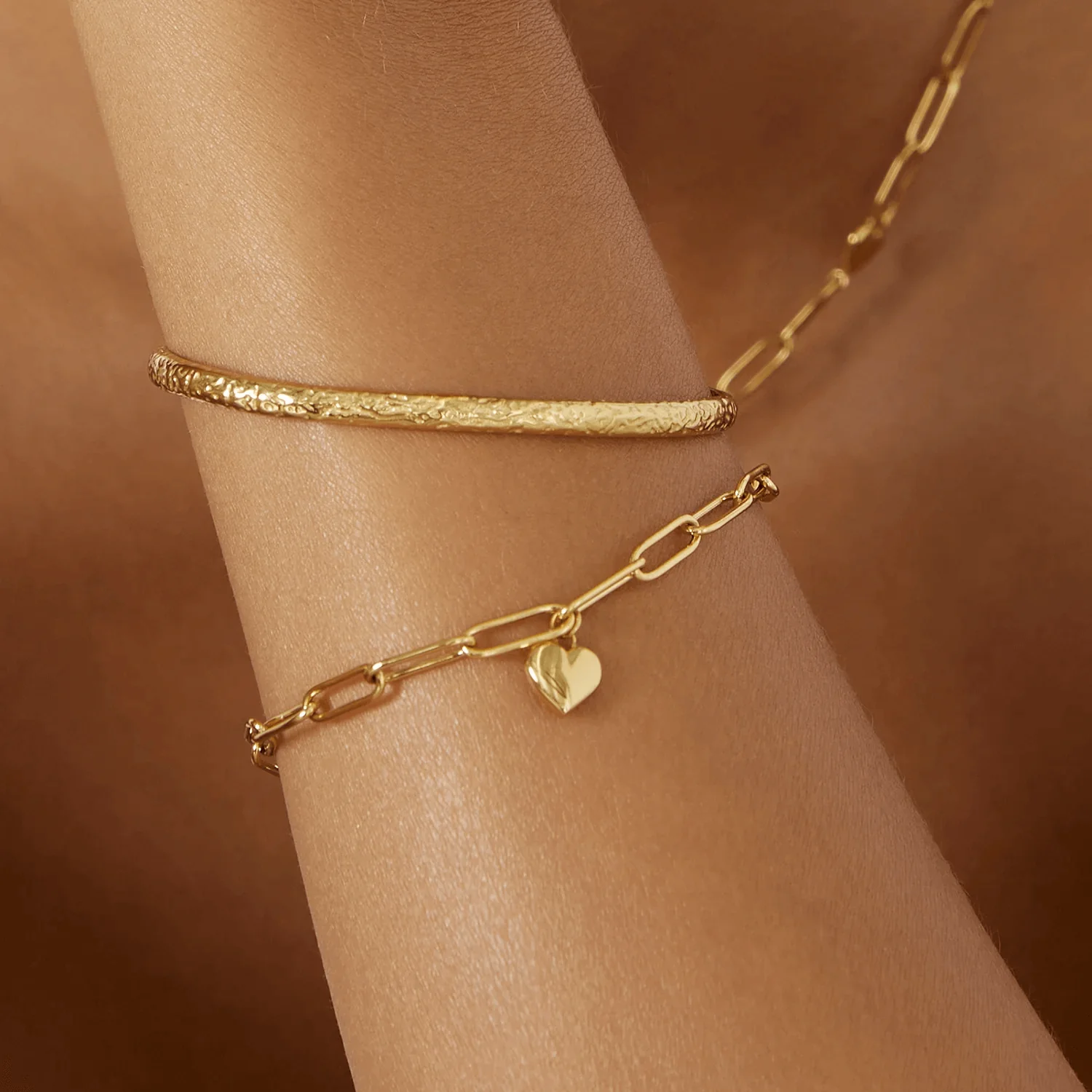 Link Heart Bracelet