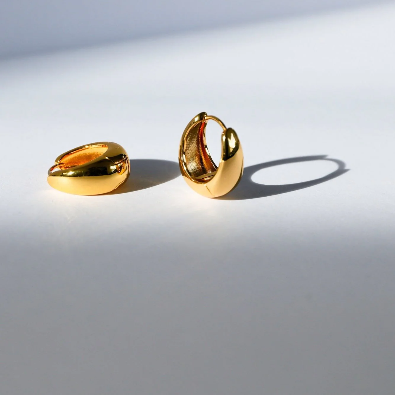 Thick Teardrop Earrings