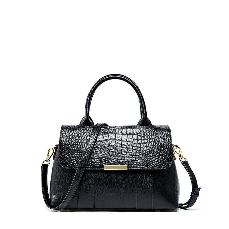Kelly Croc Leather Bag