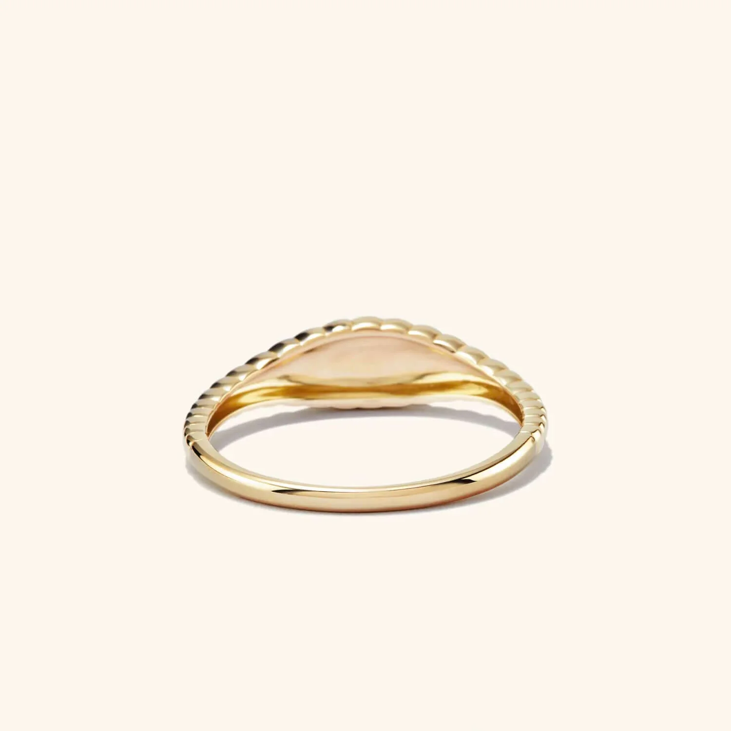 Croissant Signet Ring