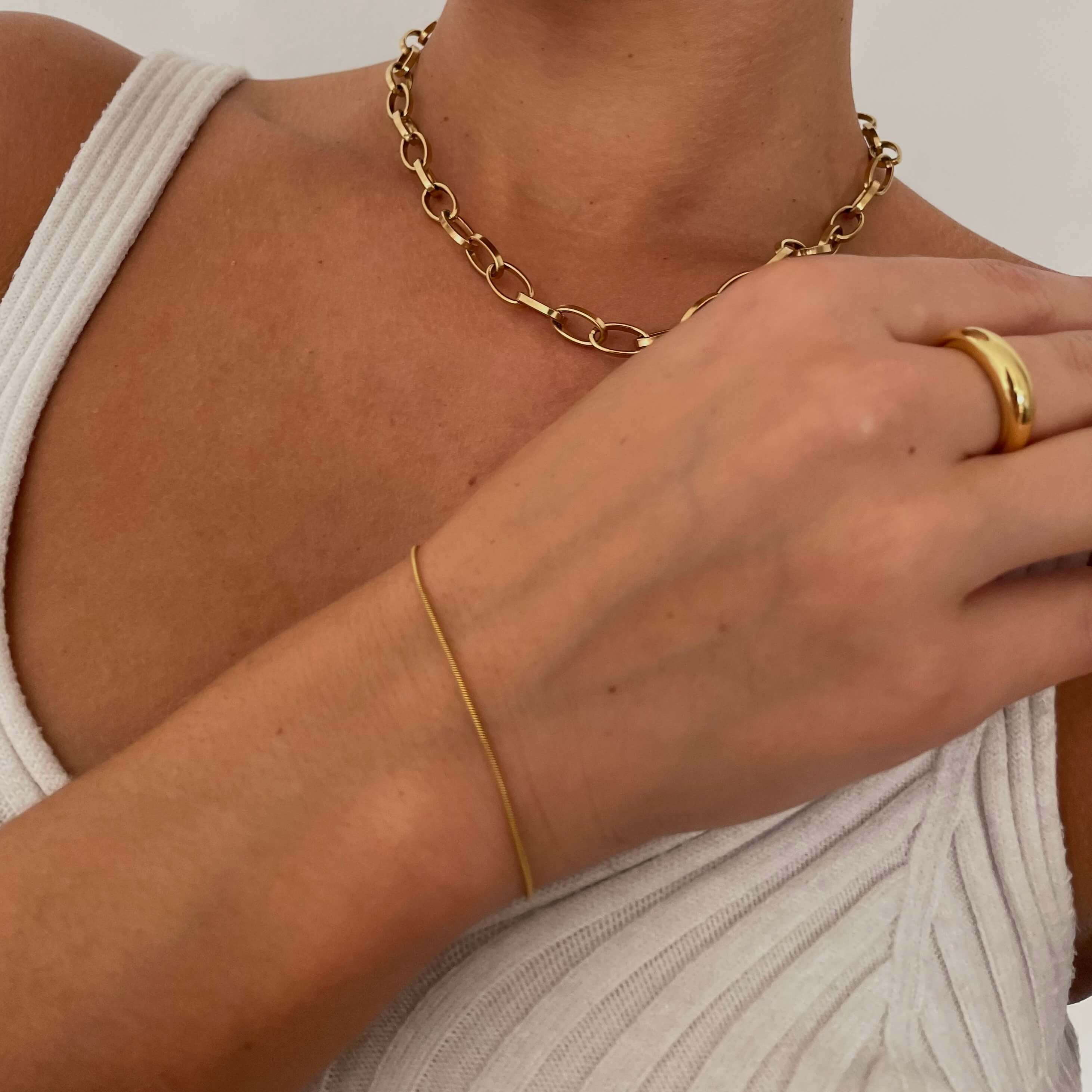 Gold Rope Bracelet