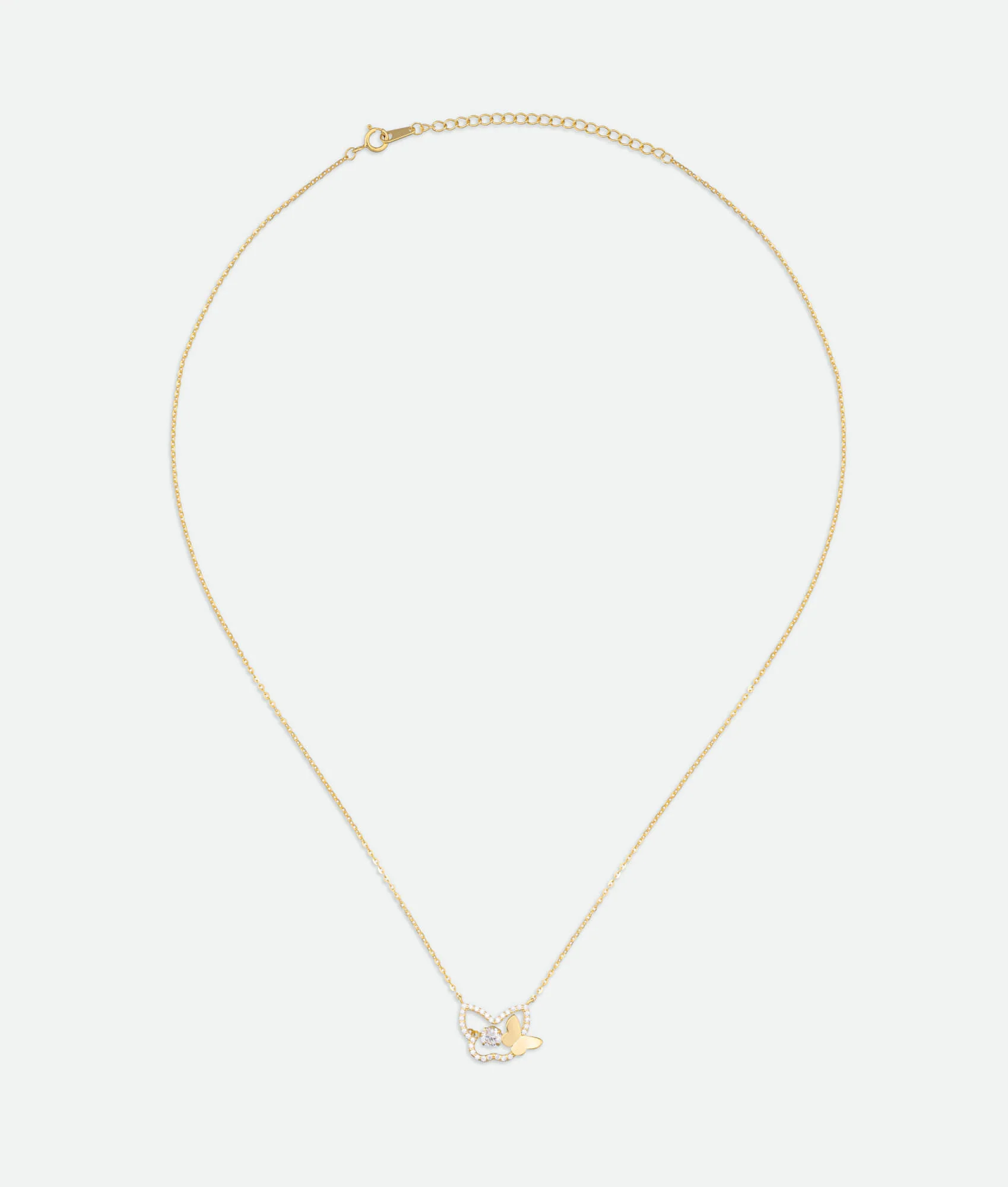 Butterfly Gold Necklace