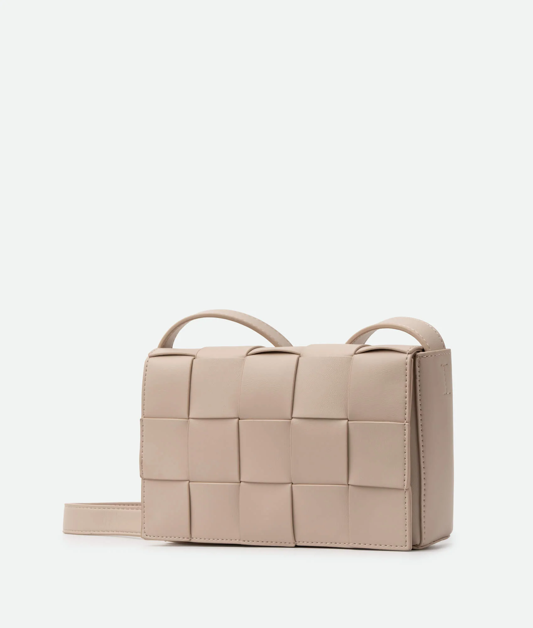 Woven Cassette Crossbody Bag