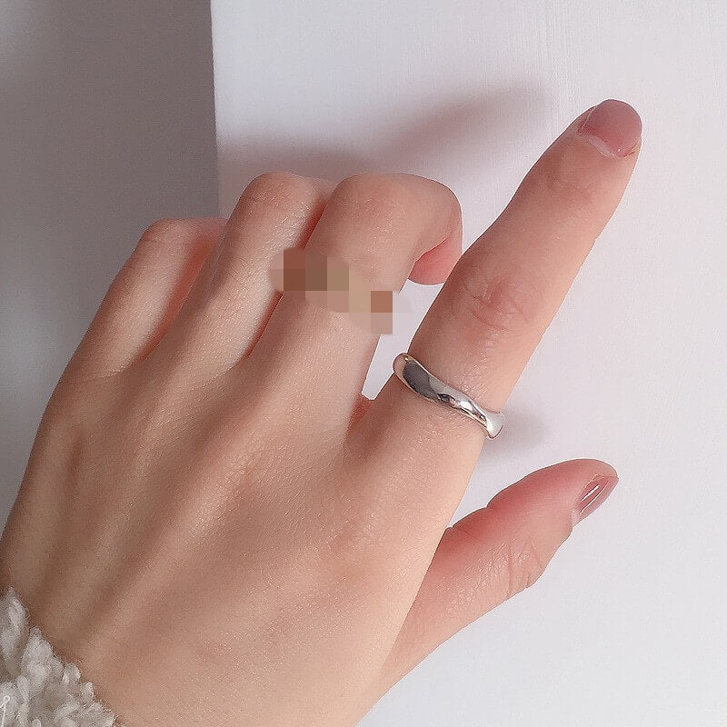 Open Wavy Ring