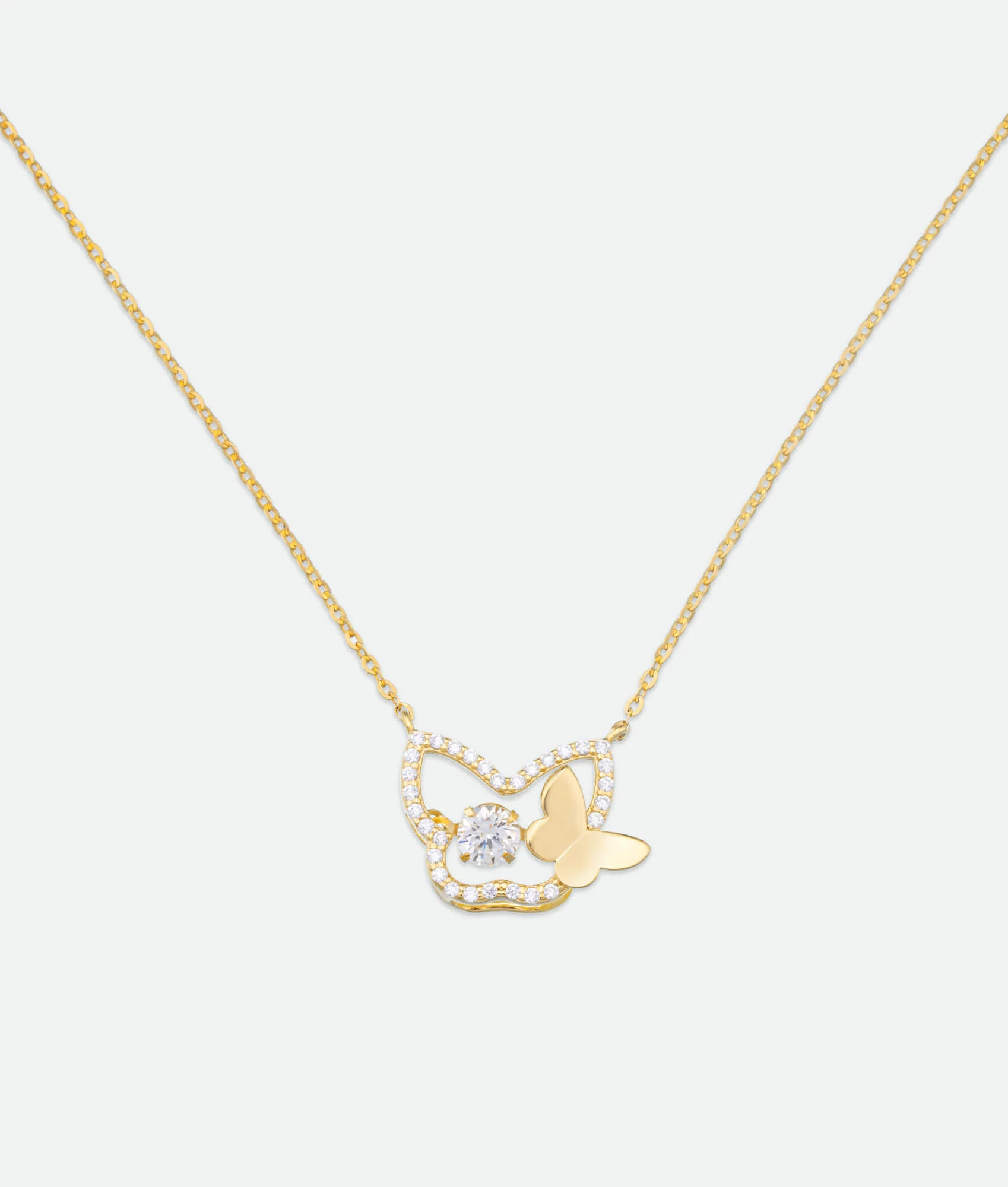Butterfly Gold Necklace