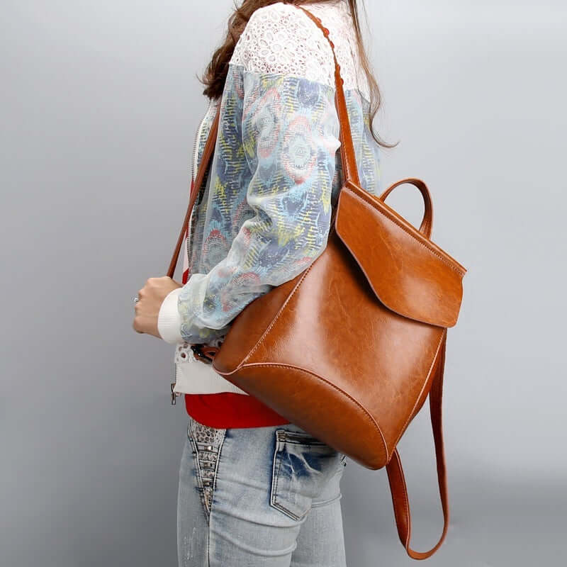 Essence Leather Backpack