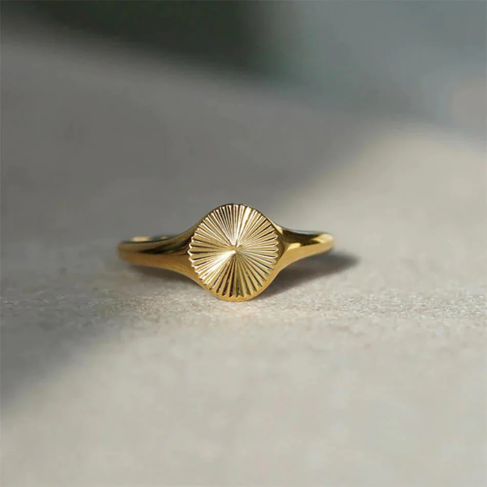 Sun Signet Ring