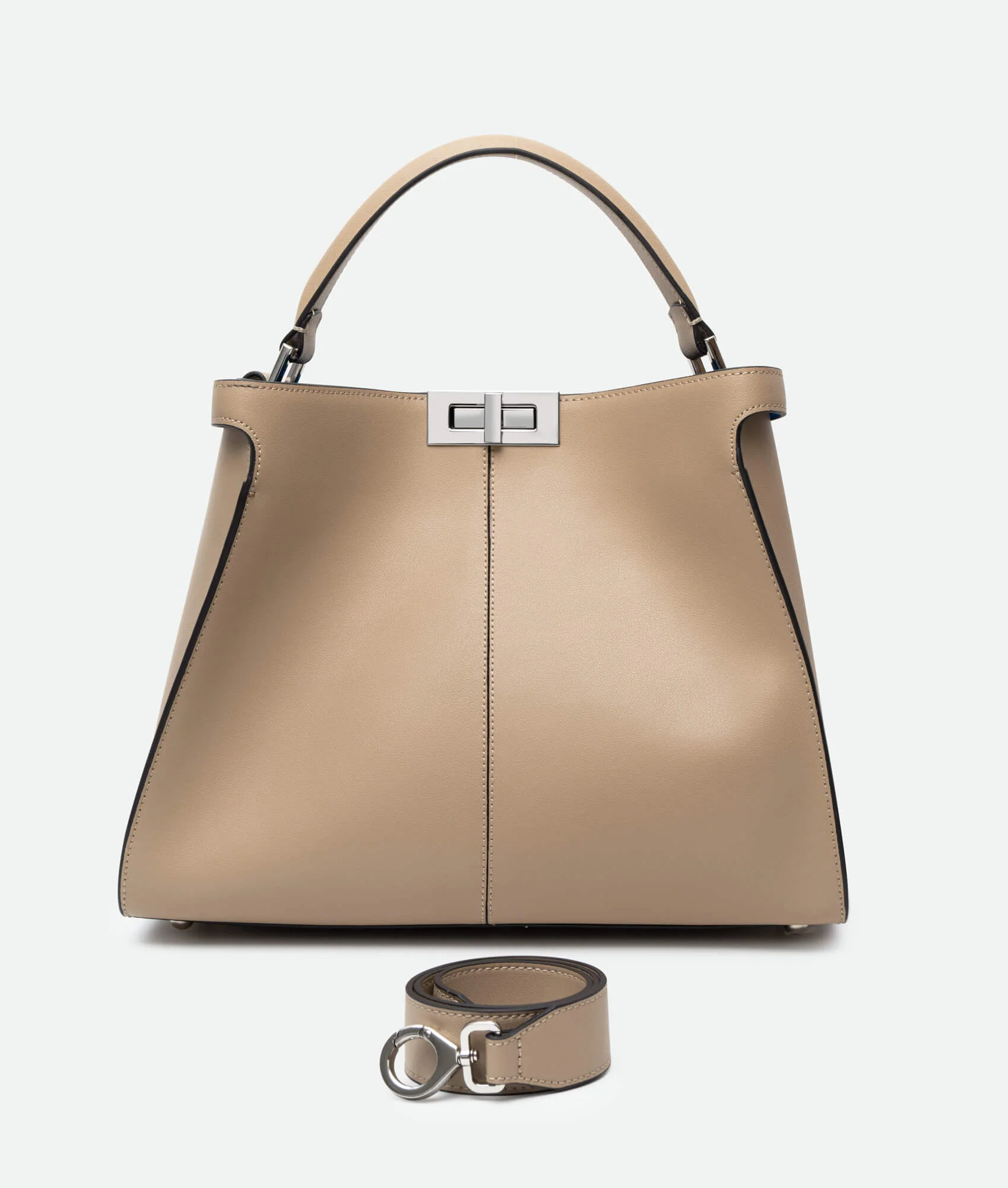 Ava Leather Bucket Bag