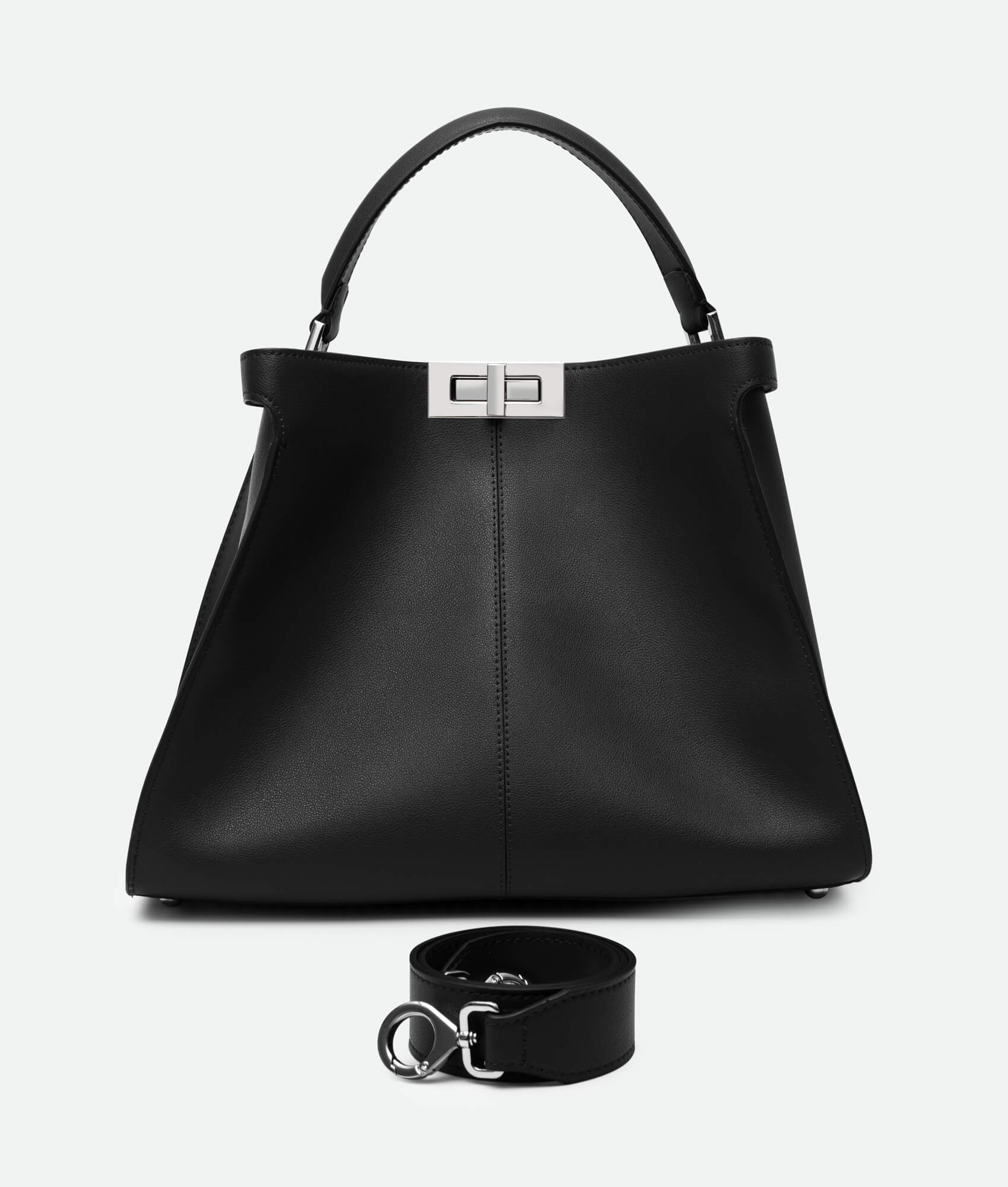 Ava Leather Bucket Bag