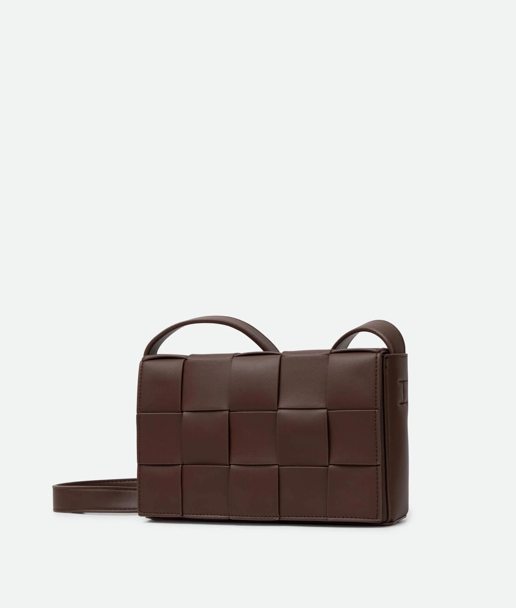 Woven Cassette Crossbody Bag