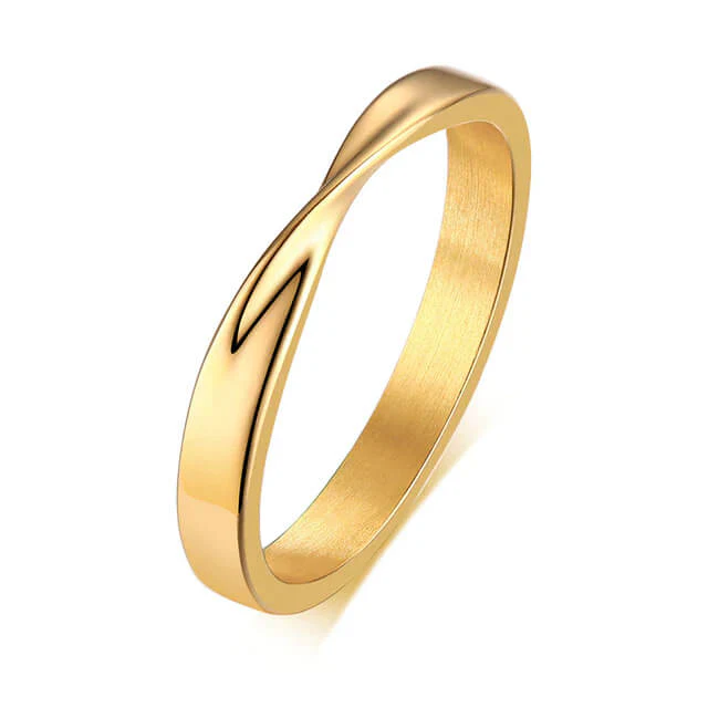 Gold Twisted Ring