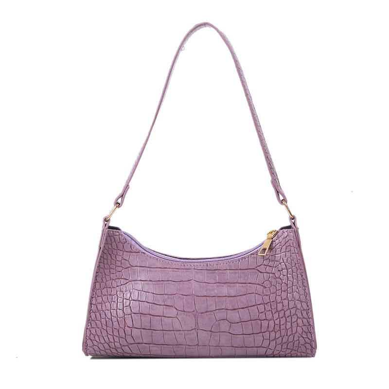 Croc Pattern Shoulder Bag