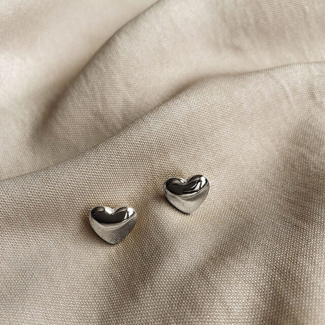 Mini Heart Stud Earrings