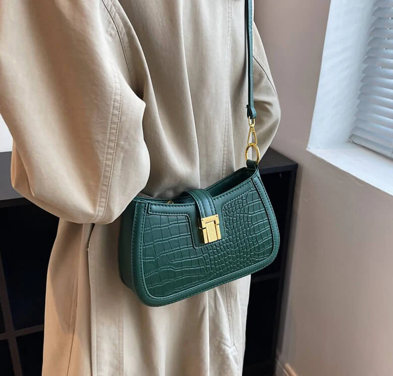Croc Shoulder Bag