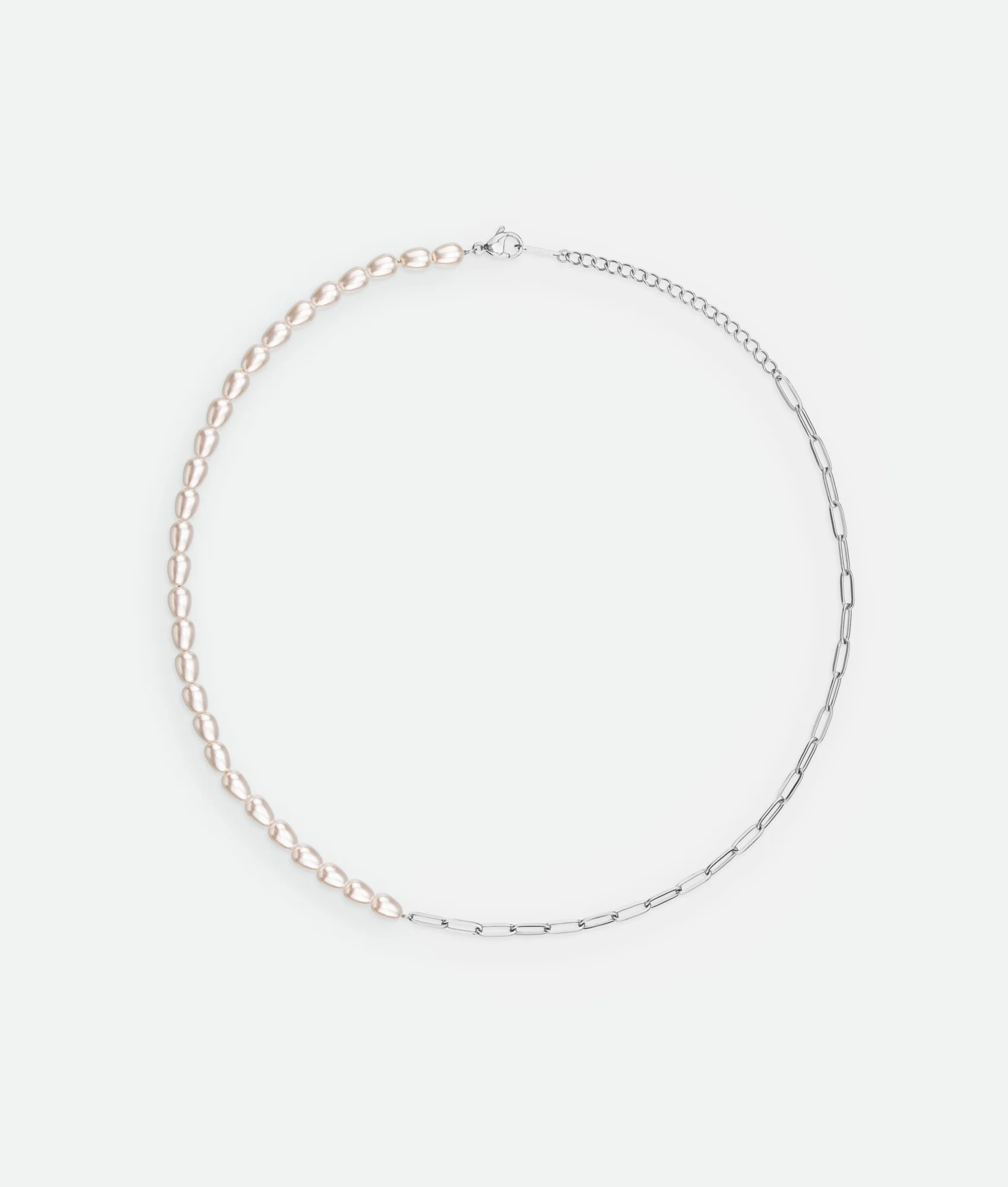 Pearl and Chain Necklace