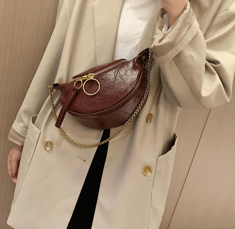 Half Moon Chain Crossbody