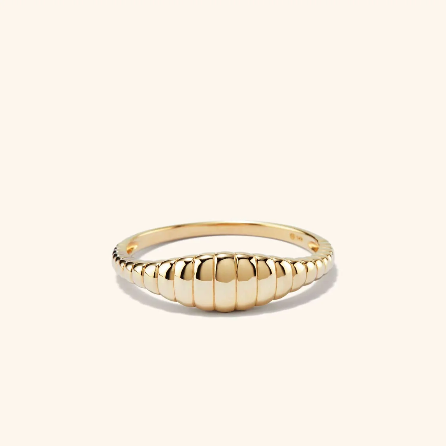 Croissant Signet Ring