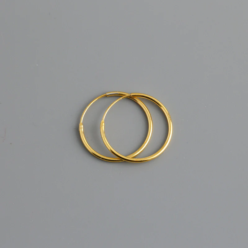 Thin Hoop Earrings