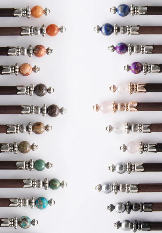 Gemstone Hairsticks