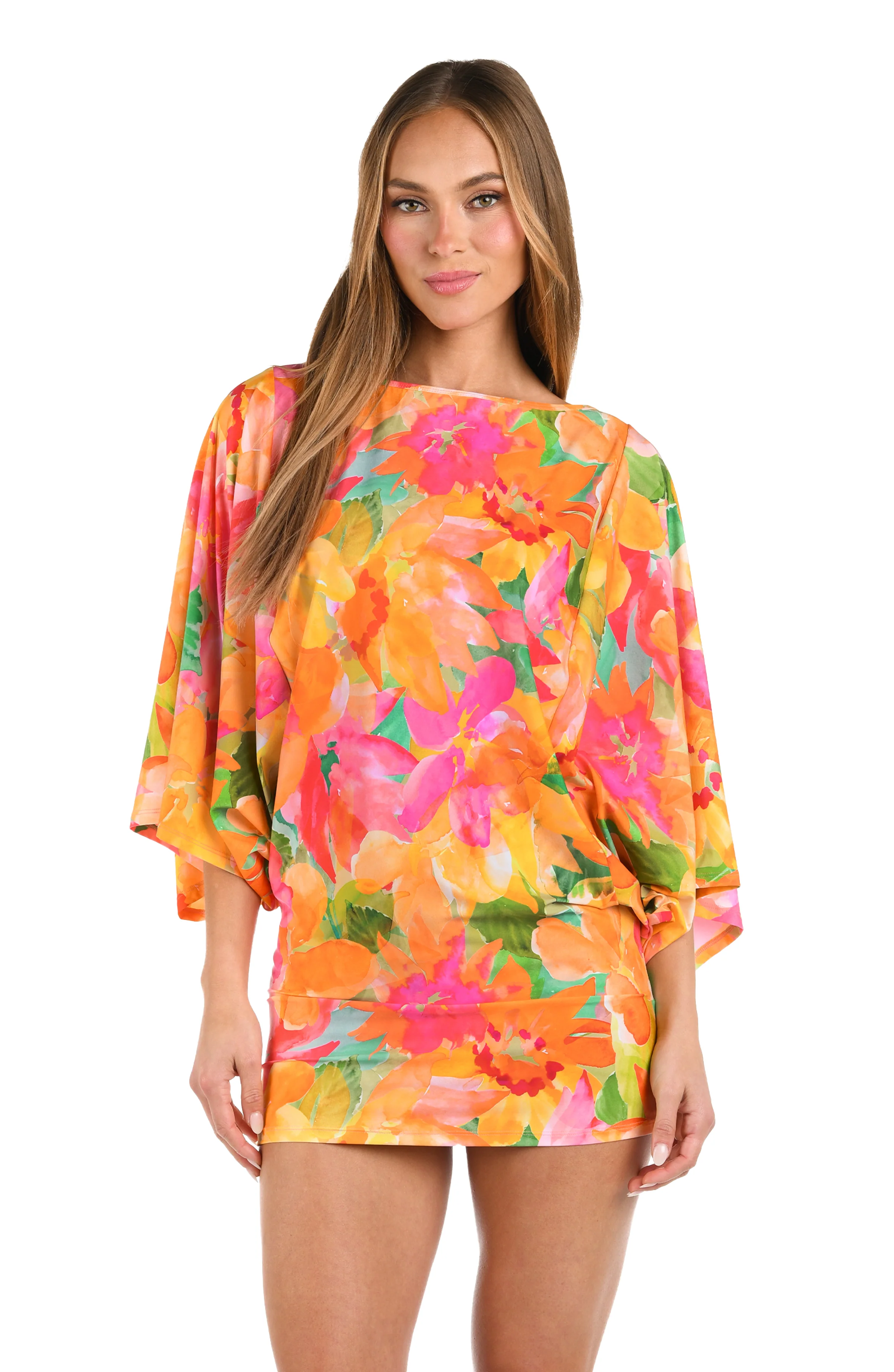Sunshine 79 Utopia Garden Scoop-Neck Tunic Cover Up